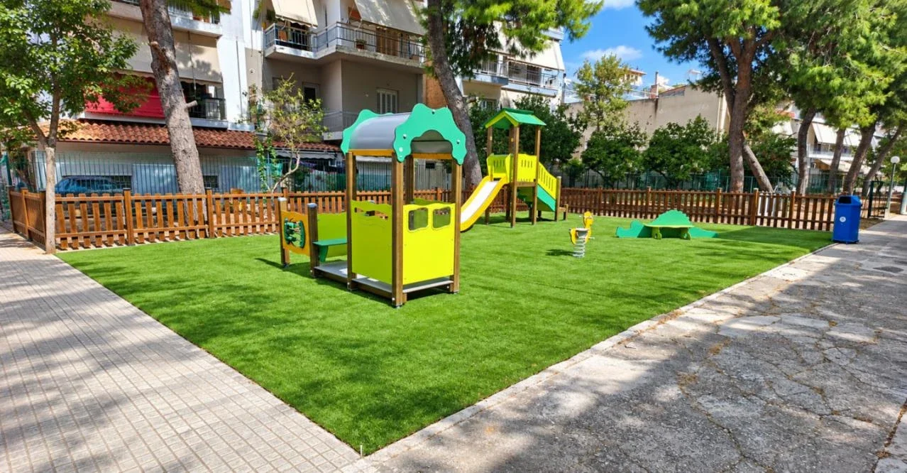 Διαμόρφωση Παιδικής Χαράς στο Ειδικό Δημοτικό Περιστερίου 